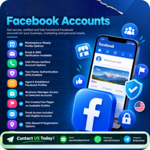 buy Facebook PVA accounts