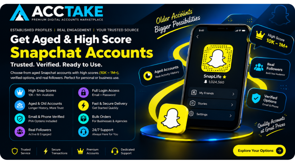 Buy old snapchat accounts