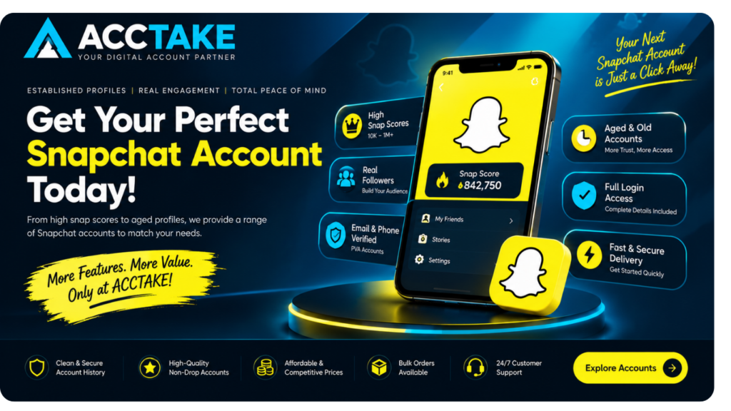Buy snapchat accounts with high score